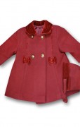 amelia coat - red