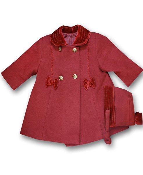 amelia coat – red