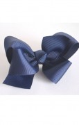 navy classic bow