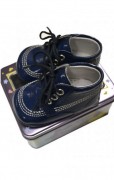 navy pram shoes