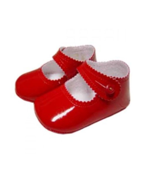 red pram shoes