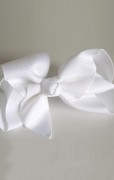 white large bow